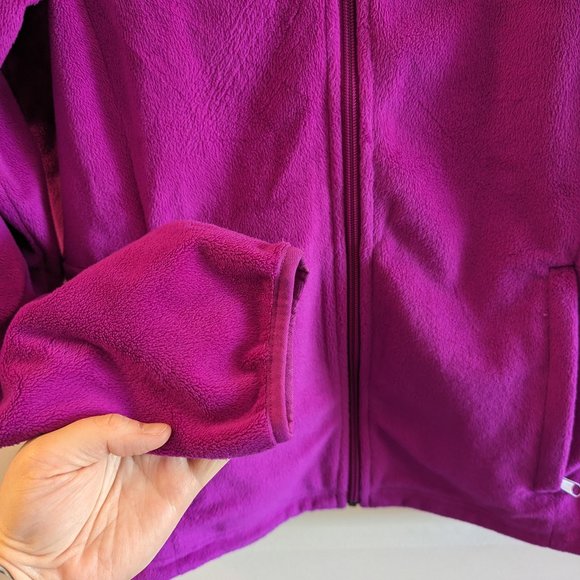 Columbia Cozy Cove Fleece Jacket / Women's L / Pink (Bright Plum) - Picture 5 of 9